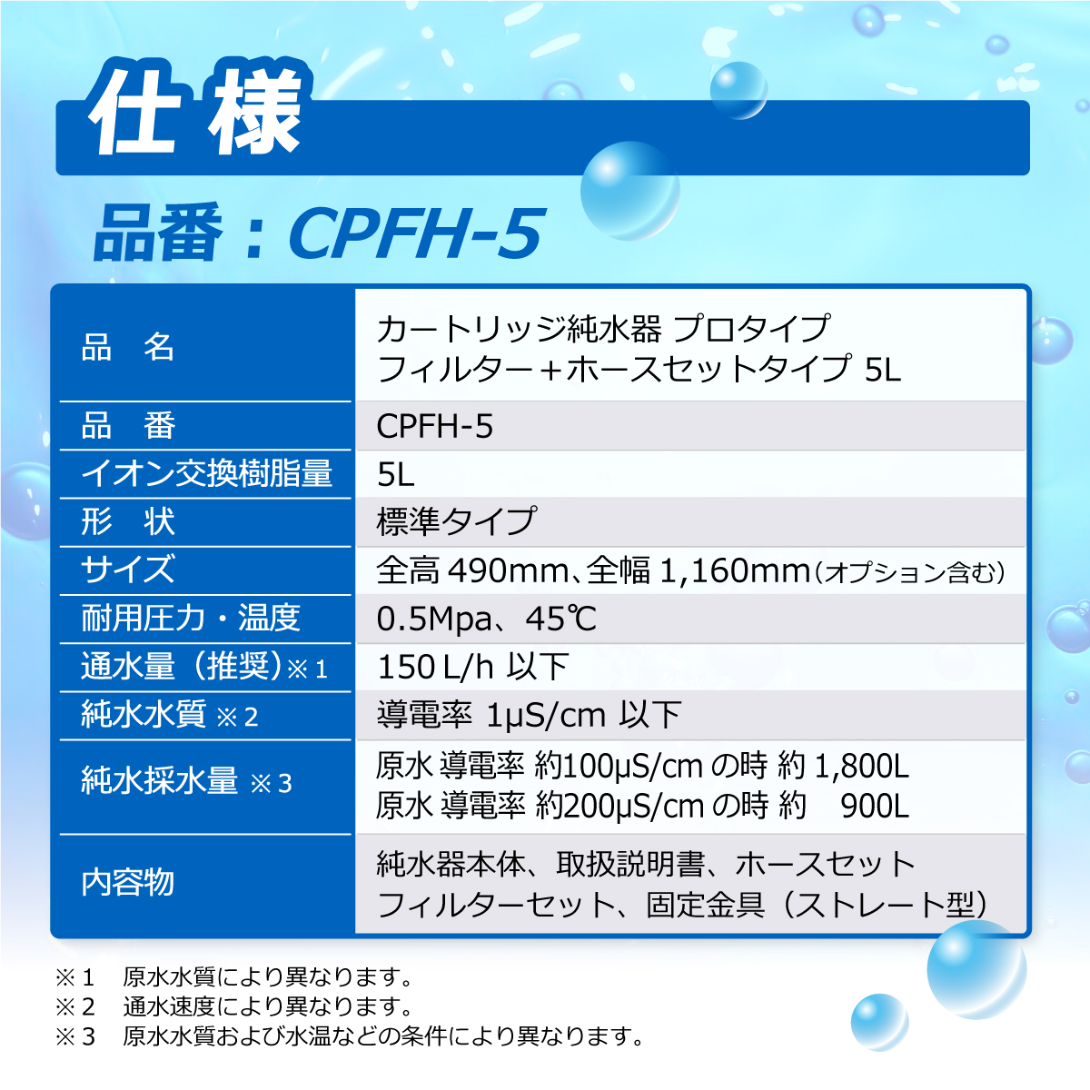 サンエイ化学 カートリッジ純水器 5L プロタイプ フィルター＋